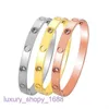 Fashion Bracelet Car tiress Ladies Rose Gold Silver Lady Bangle Hot selling card family love lovers eternal ring fifth generation screwdrive With Original Box IVU3