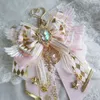 Luxury Anime Cosplay Crafts Bow Ribbon Ita Bag Rod Accessories Lolita Ryggsäck Decoration 240105