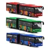 1:64 Alloy City Bus Modellfahrzeuge City Express Bus Doppelbusse Druckgussfahrzeuge Spielzeug Lustiges Rückziehauto Kinder Kinder Geschenke 240104