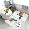 Decorative Absorbent Foot Mat Entrance Door Bath Bathroom Small color Rug Shower Kitchen Bathtub toilet rug 240105