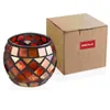 Candle Holders Mosaic Holder Tea Votive European Style For Table Centerpiece Tealight Wedding