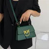 Kadın omuz çantası 5 renk basit joker düz renkli deri çanta küçük taze altın toka backpack sokak moda taş el çantaları 4562#