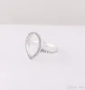 925 Sterling Silver Tear Tear Drop Wedding Ring CZ Diamond Hollow Teardrop Rings for Women Gift Jewelry8215267のオリジナルボックスセット