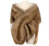 Faux Fur Coat Women Ponchos and Capes Shawl Shawl Cape y Coats Women Abrigo Mujer Fourrure New Winter Coats117972434