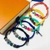 Charm Boutique fait à la main noeud concepteur unisexe charme amour hommes et femmes bracelet réglable bijoux de mode 4 couleurs