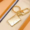 Schlüsselanhänger Designer-Stil Damen Dekoration Paar Auto Gold Handgemacht Karabiner Schlüsselanhänger Tasche Anhänger Designer V Schlüsselanhänger