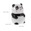 Dinnerware Sets 2pcs Pepper Shaker Ceramic Spice Cartoon Panda Shaped Seasoning Jar