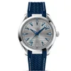 U1 Top Automatic Mens Relógios Aqua 39mm Terra Watch 8500 Movimento Mecânico Sapphire Glass Diver Relógio de Pulso Transparente Back Swim266n