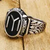 Kayi obasi bandiera Empire ottomano ottomana 14k Gold Mens Ring Ottomans SEAL Kayi Ertugrul Men Ring Jewelry Anillo Hombr