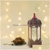 Bougeoirs Ramadan Lanternes Diwali Décorations Lustre Ornement Ornements Lampe Créative Décorer Livraison Directe Maison Jardin Dhykm