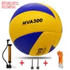 Cadeau de Noël VolleyballModel300Super Fibre dure Marque Compétition Taille 5 Pompe en option Sac en filet à aiguilles 240104