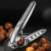 2 in 1 Chestnut Machine Kitchen Tool Chestnut Sheath Cutter Clip Opener Walnut Cracker Sheller Nutcracker Nuts Peeler Shelling 240104