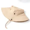 Bérets plus taille 64 cm chapeau seau mâle protection solaire de soleil extérieur pêche à la pêche respirante hommes femmes Panama bob