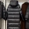 Mulheres jaqueta de inverno casaco feminino longo capuz destacável parkas quente thiken outwear preto solto versátil casaco 240105