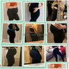 Women'S Leggings Maternity High Waist Belly Support Legging Women Pregnancy Skinny Pants Body Sha Fashion Knitted Clothes 211204 Dro Dhong