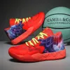 Lamelo boll mb.01 herrar basket sneakers kvinnor skor drottning stad låg topp antiskid par andningsbara löparskor