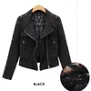 Spets Biker Jacket Autumn Brand High Quality Full Outwear Leisure Casual Short Metal dragkedja Gratis fartyg 240104