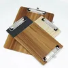 Portable A4 A5 Wooden Writing Clipboard File Hardboard Office School Stationery 240105