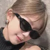 نظارة شمسية Polygon Cat Eye Women Luxury Vintage Vintage Designer Shades UV400 Men Training Prodence Sun Glasses