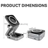 Wireless Chargers Mobile Phone Wireless Charger Three-in-one Magsafe Magnetic Bracket Mobile Phone Watch Headset Fast Charging Phone Stand YQ240105