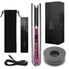 Professional Hair Straightener Ceramic Flat Iron Straightening Curling USB Rechargeable Curler Wireless 240104