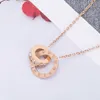 Designer Screw Pendant Necklace Love Series Fashion Luxury Jewelrys Carer Original Trendy 18K Gold Diamond for Women Men Necklace Silver Jewelry Necklaces NBBO