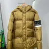 Мужской пуховик Stones Island на осень и зиму, новая высокая версия из металлического нейлона, водонепроницаемая, для мужчин и женщин, для пар, для спорта и отдыха 88