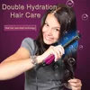 Fer à lisser professionnel 2 en 1 pour fer à friser électrique humide ou sec fers à lisser outils de coiffure lissants 240104