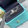 Tifannissm High Quality designer rings for sale New Colorful Full Diamond Cross shaped Earrings with V Gold Electroplated 18K Light Luxury T Have Original Box