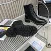 French Brand Luxury Women Designer Ankle Boots Autumn Winter Fashion Crocodile Pattern Ladies Martin Boots 8A Quality Expensive LadyThick Sole Leather Snow Boot