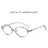 Zonnebrillen 2024 Modesterstijl Ovale bril Small frame Vintage brillen Korea Retro -bril UV400