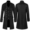 Vestes pour hommes Veste pour hommes Tops à manches longues Costume médiéval Régulier Vintage Cosplay Quotidien Brodé Tailcoat
