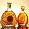 500-700Ml Classic Art Sealed Wine Bottle Whiskey Vodka Brandy Decanter Fashion Home Bar Exquisite Hip Flask 240104