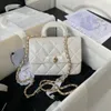 10A channel tote bag top handle fashion Designer Bag luxury calfskin caviar chain AS4543 women handbag high quality mini shopping Bags crossbody shoulder tote bag