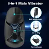 Bluetooth Male Masturbator Penis Delay Trainer Mens Vibrator APP Control Glans Stimulater Massager Cockring Sex Toys for Men 240105