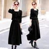 Work Dresses Harajpee Small Fragrant Style Set Two Piece Spring Autumn 2024 Elegant Celebrity Aged Gentle Solid Suits