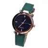 Wristwatches Frosted Strap Tide Fashion Simple Fallow Individuality Diamond-set Watch Women's Quartz