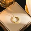Designer Screw Pendant Necklace Love Series Fashion Luxury Jewelrys Carer Original Trendy 18K Gold Diamond for Women Men Necklace Silver Jewelry Necklaces XZRD