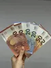 Copy Money Actual 1:2 Size Party Supplies Fake Banknote 10 20 50 100 200 500 Euros Realistic Toy Bar Props Currency Movie Mo Siimc