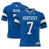 Mans College Football Kentucky Wildcats 1 Ray Davis Jersey 7 Barion Brown 31 Maxwell Hairston 9 Tayvion Robinson 54 Deryk Jackson 6 Dane Key Devin Leary University