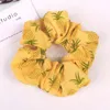 Korean Fashion Cotton Cloth Hair Ties Temperament Elegant French Flower Large Intestine Tie Head Rope Rubber Band Accessories