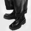 Merk Platform Oxford Herenlaarzen Maat 38-44 Chelsea Laarzen Topkwaliteit Lederen Schoenen voor Heren Handgemaakte Zwarte Heren Enkellaars 240104