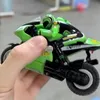 クールなミニモトキッズモーターサイクル電気コントロールRCカーミニオートバイリチャージ2.4GHzレーシングモーターバイクおもちゃボーイズギフト240105