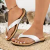 Hausschuhe Damen Schuhe 2024 Hohe Qualität Pinch Toe Damenmode Flip-Flops Casual Frauen Sommer Lat