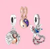 Breloques adaptées au bracelet 925, perle, boîte originale, logo Yin Yang, phénix scintillant, breloque européenne, bijoux 1814903