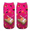 Calzini da donna Divertenti simpatico cartone animato di patate hamburger cane macaron cibo stampa felice giapponese harajuku skateboard corto ankel