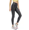 Leerpatroon Dames039s-leggings Bronzing Yogabroek Hoge taille Slim Fit Sport Fitness Panty's Volledige lengte Workout Gym 4160100