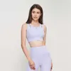 Lu Lu Align Lemon Reggiseno sportivo con cerniera frontale antiurto ad alta resistenza Top Donna Fitness Palestra Yoga Intimo Pettorale fisso Allenamento completo Jog