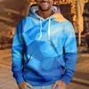 رجال الرجال 3D Cube Sweatshirts Men Geometry Hoodie Print Colorful Hoody Usisex Hip Hop Pullover Fashion Tops عالية الجودة