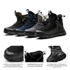 High Top Men Safety Boots Air Cushion Work Anti Smashing Piercing Protective Shoes Security Sneakers Stor storlek 49 50 240105